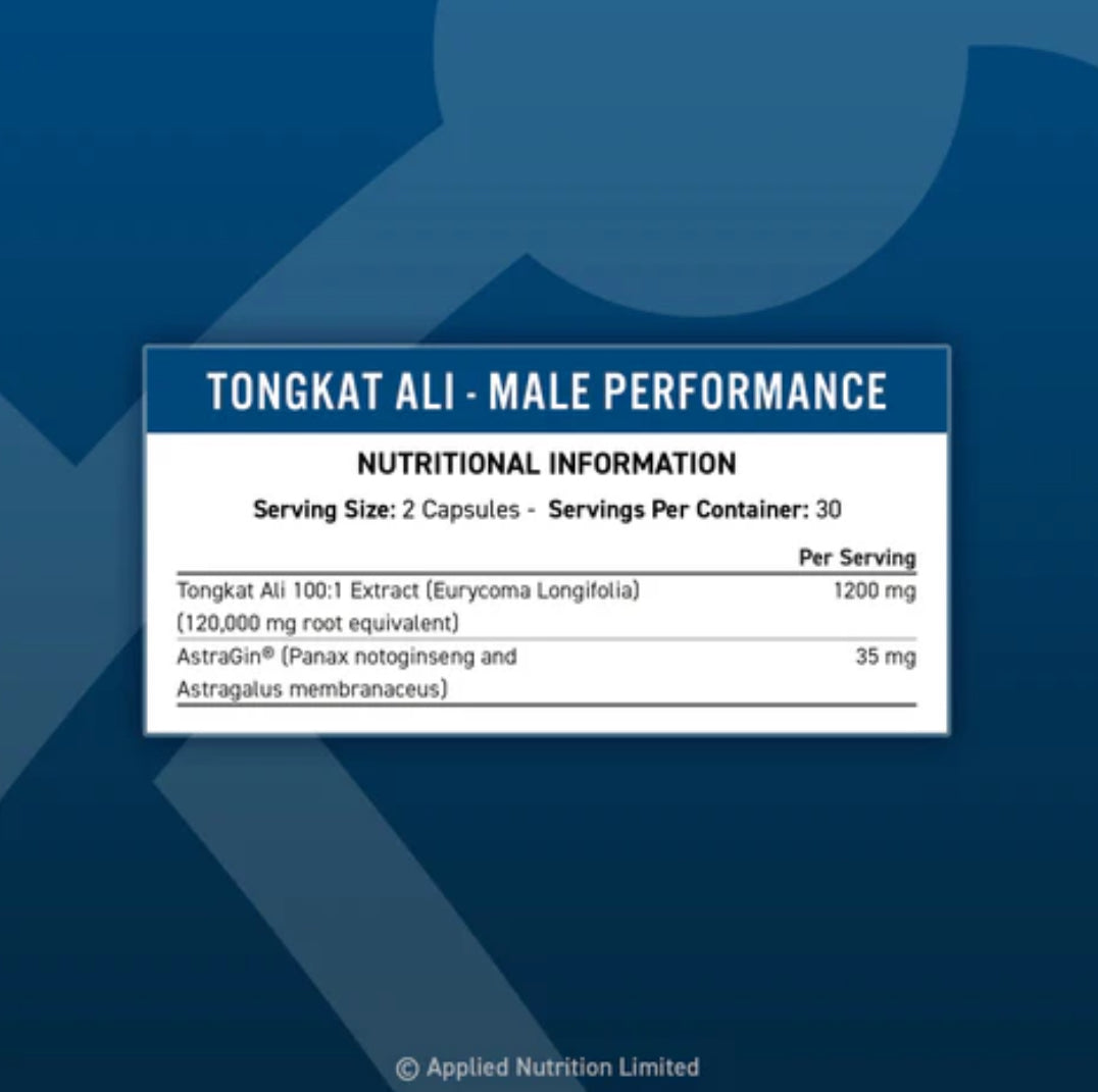 APPLIED NUTRITION Tongkat Ali Long - Testosterone Supplement