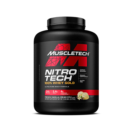 MUSCLETECH Nitro Tech 100% Whey Gold 5LB