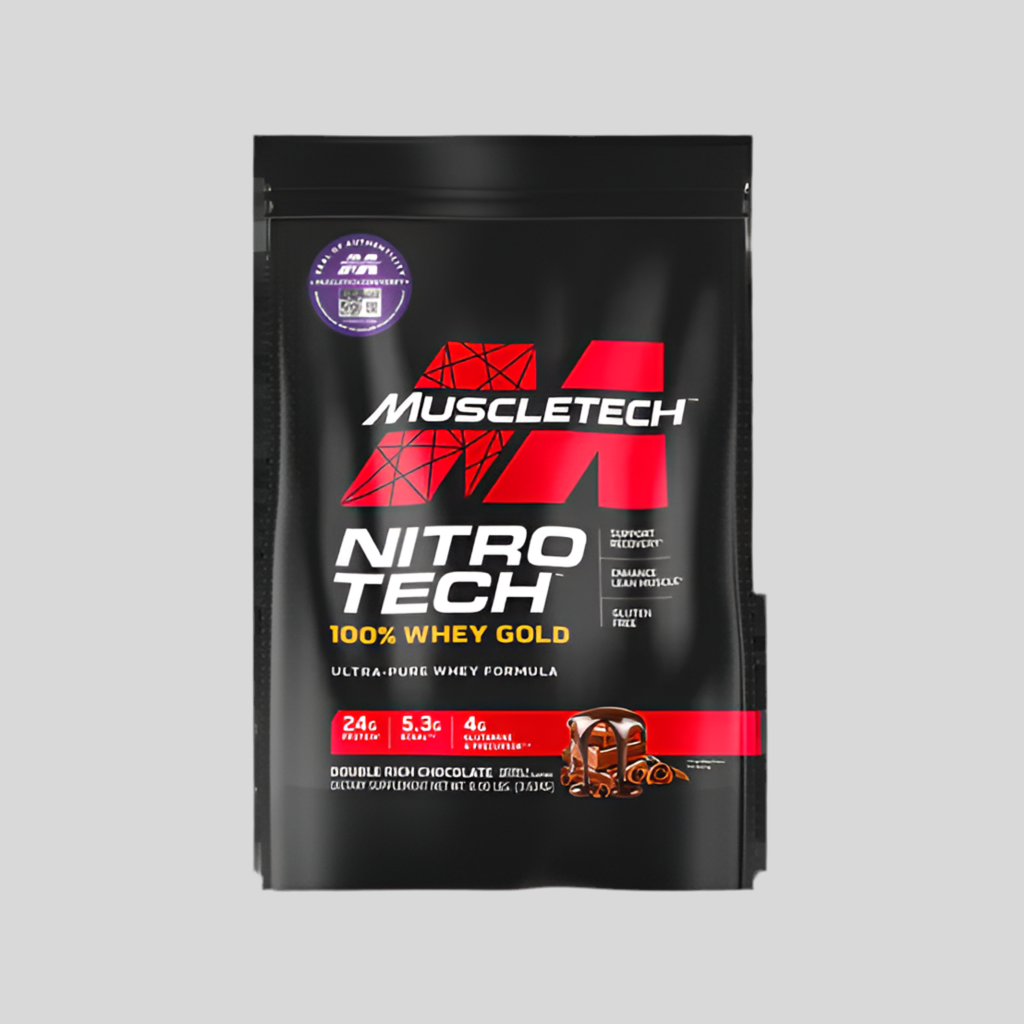 MUSCLETECH Nitro Tech 100% Whey Gold 8LB