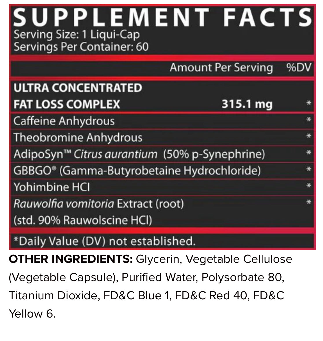 NUTREX Lipo-6 Black UC - Sports Nutrition Hub 