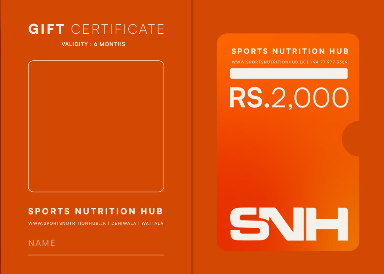 SNH GIFT CERTIFICATE