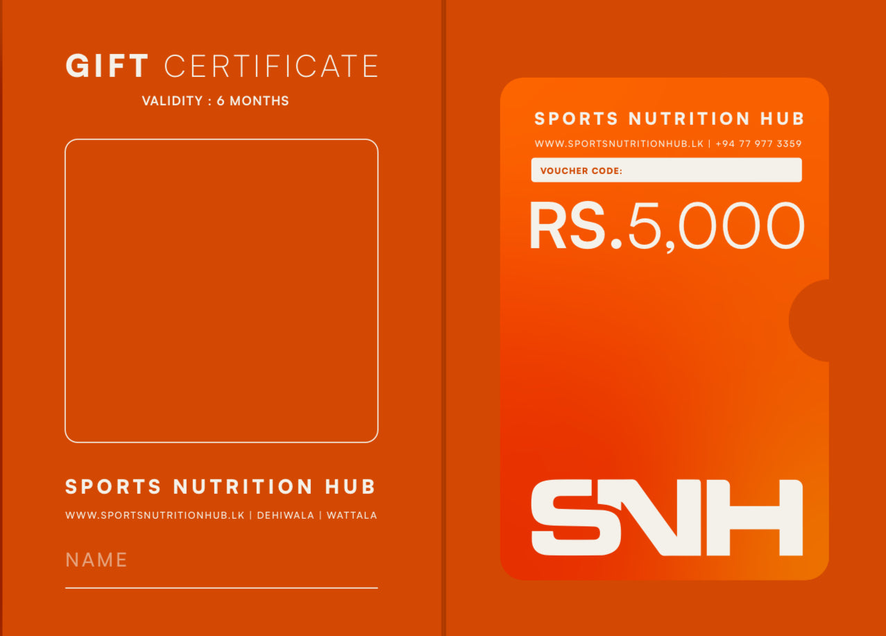 SNH GIFT CERTIFICATE