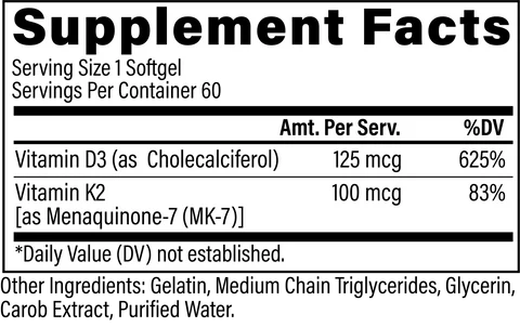 REVIVE Vitamin K2 & D3 (5000 IU)