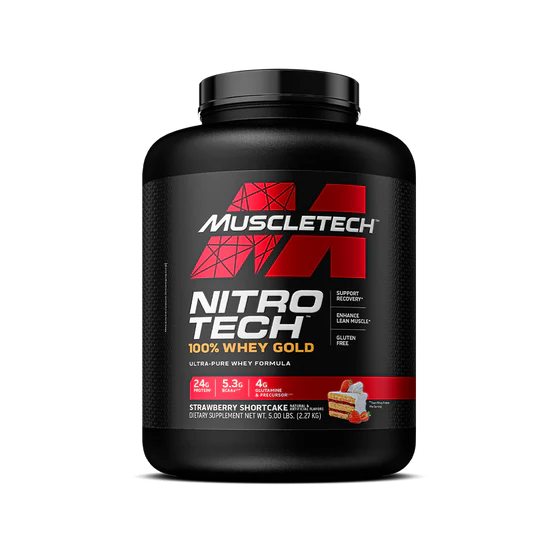 MUSCLETECH Nitro Tech 100% Whey Gold 5LB